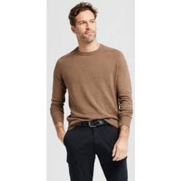 Goodfellow & Co Brown Crewneck Thermal Sweater M - Picture 6 of 6
